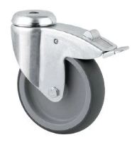 Normal Castor, Swivel, 75mm, BH with brake