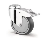 Normal Castor, Swivel, 125mm, BH with brake